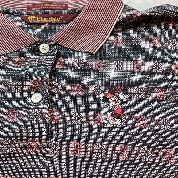 Elandale Disney Golf Shirt Size Large - Picture 7 of 10